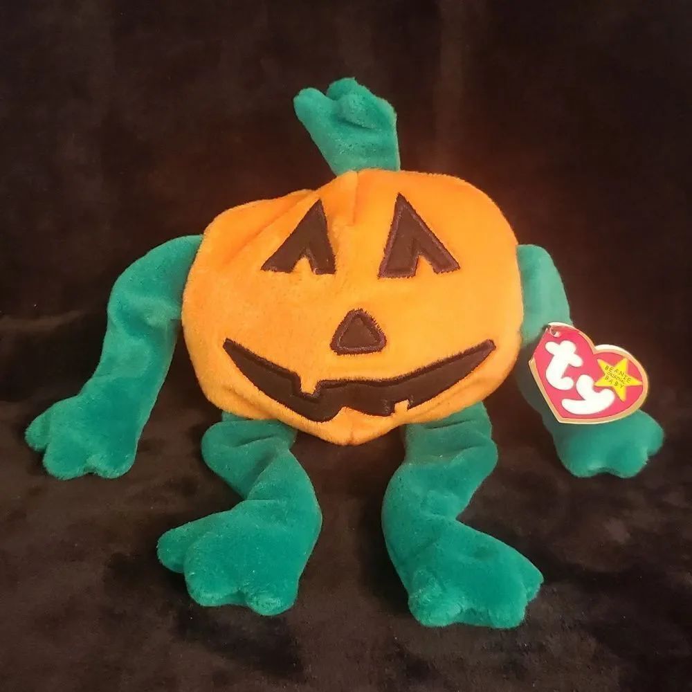 Vintage 1998 Ty Beanie Baby PUMKIN the Pumpkin